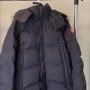 Men’s Large Black Canada Goose Wyndham Parka